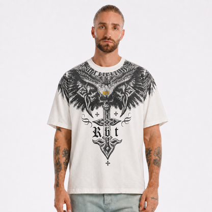 Camiseta Oversize Ángel Oscuro