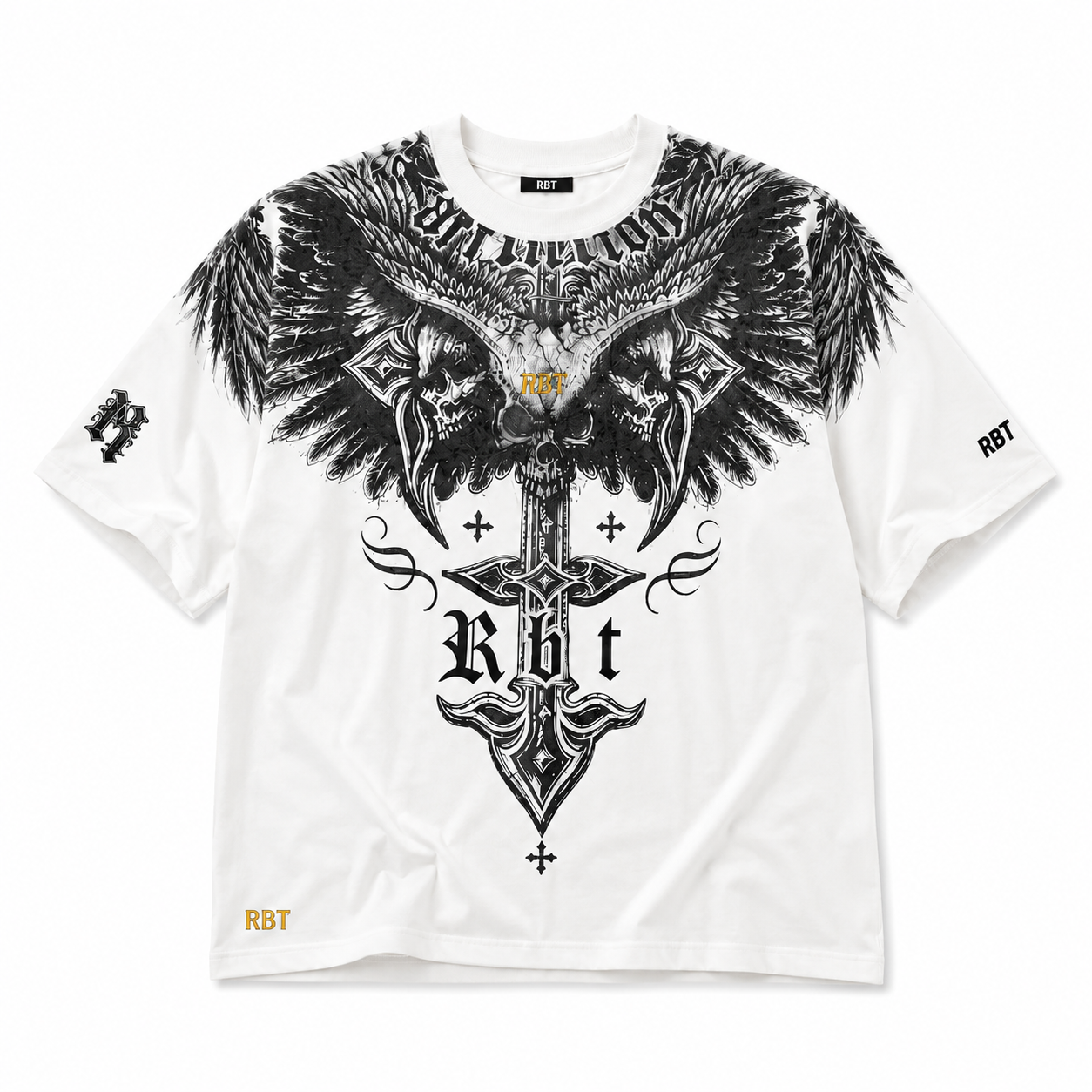 Camiseta Oversize Ángel Oscuro