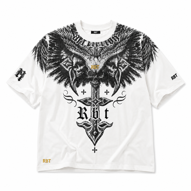 Camiseta Oversize Ángel Oscuro